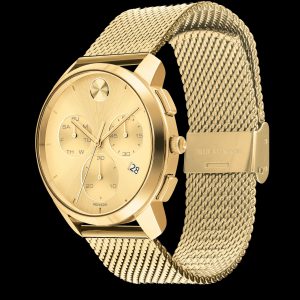 Movado Bold Gold Tone Chronograph Men’s Watch 3600634