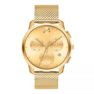 Movado Bold Gold Tone Chronograph Men’s Watch 3600634
