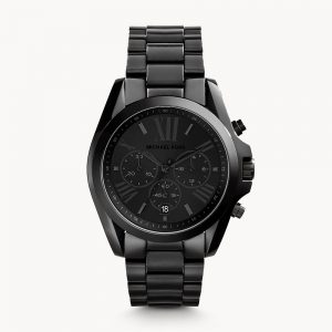 Michael Kors Bradshaw Chronograph Black Stainless Steel Watch MK5550
