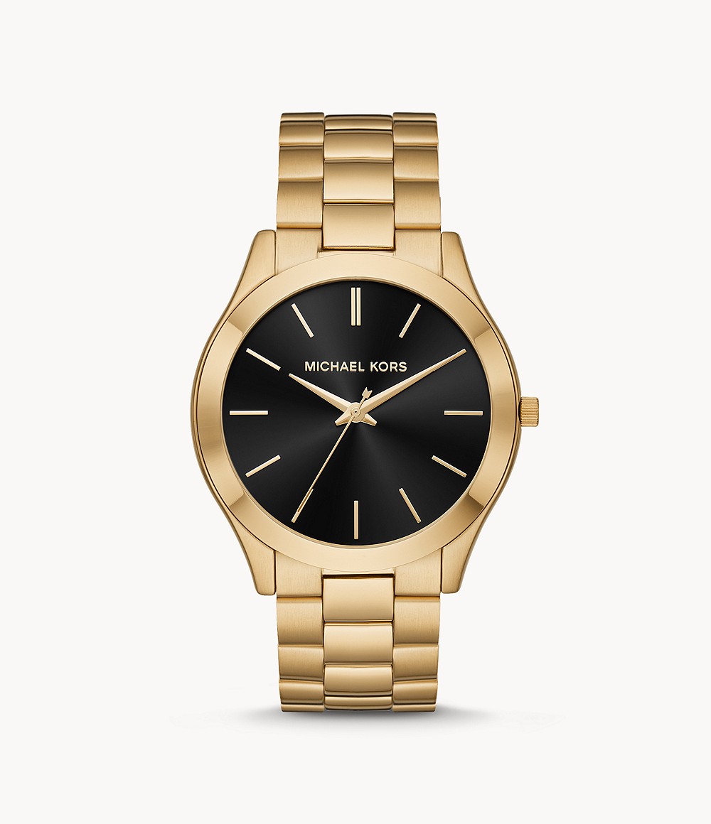 Michael Kors Slim Runway Gold Tone Watch MK8621 – Elegant Watches