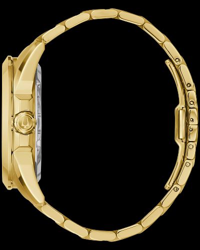 Bulova Automatic Gold Tone Watch 97A162