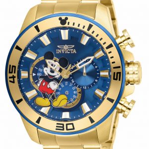 Invicta Disney Men’s 48mm Gold Mickey Limited Edition Chronograph Watch 27363