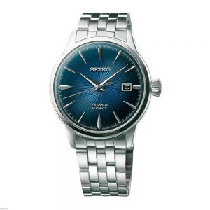 New Seiko Presage Automatic Sunray Dial Stainless Steel Mens Watch SRPB41