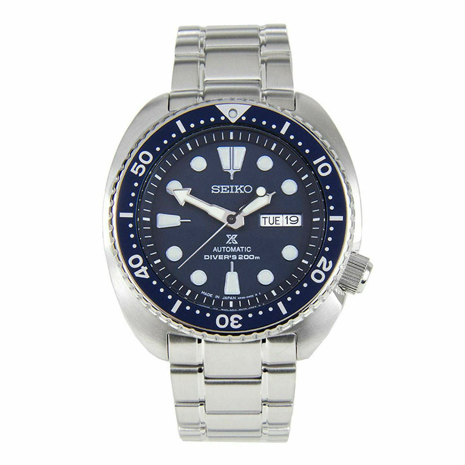 Seiko Prospex Turtle 45 MM Full Stainless Steel Automatic Watch – SRP773K1  – Elegant Watches Jacksonville Florida