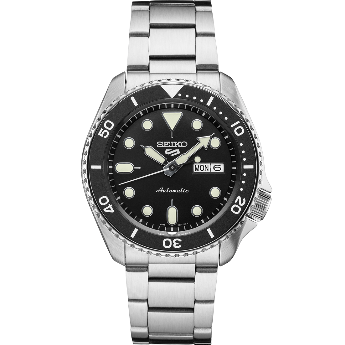 Seiko 5 Sports  24-Jewel Men's Automatic Watch, Stainless Steel  SRPD55 – Elegant Watches Jacksonville Florida