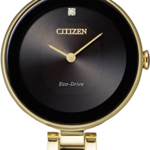 Citizen Women’s Eco-Drive Axiom Two Tone Bangle Band Watch EX1539-57E