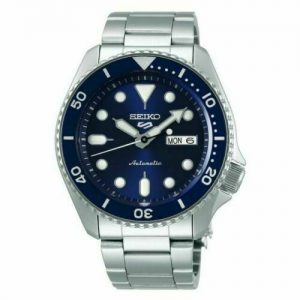 Seiko 5 Automatic Blue Dial Steel Bracelet Men’s Watch SRPD51