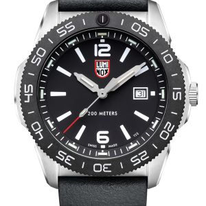 NEW Luminox XS.3121 Pacific Diver Black Dial Swiss Quartz Rubber Strap Watch