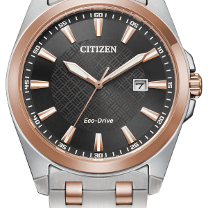 Brand New Citizen Eco Drive Corso 2 Tone Brown Dial Watch BM7536-53X