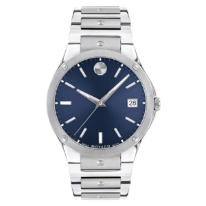 Movado SE Stainless Steel Blue Dial Men’s Watch 0607513