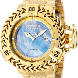 Invicta Gold Tone Reserve Herc Automatic Mother of Pearl Dial 54mm Men’s Watch 36313