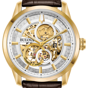 Bulova  Classic Sutton Automatic Skeleton Dial Men’s Watch 97A138