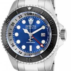Invicta Reserve Hydromax GMT Blue Dial Stainless Steel Men’s Watch 16968