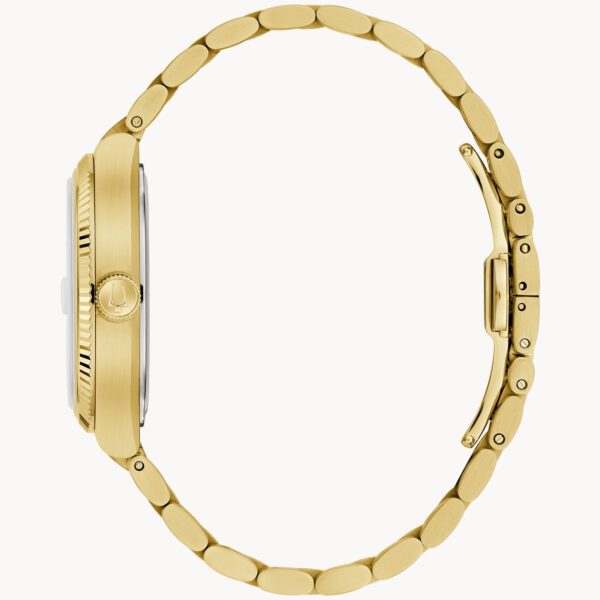 Bulova Super Seville precisionist Gold Tone Green Face Men's Watch 97A153 - Image 4