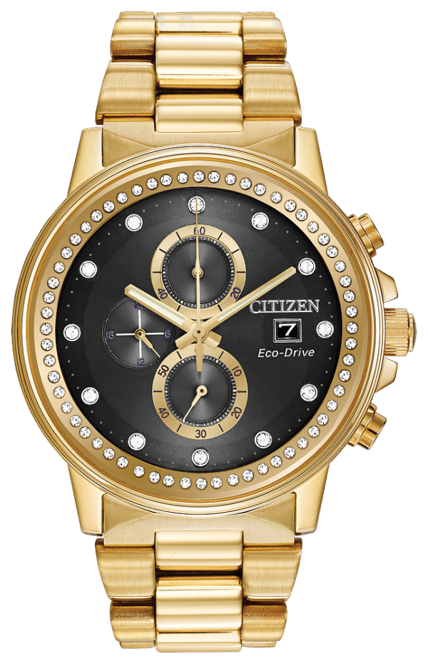 Citizen Eco Drive Gold Tone Set FB3002-61E - Image 3