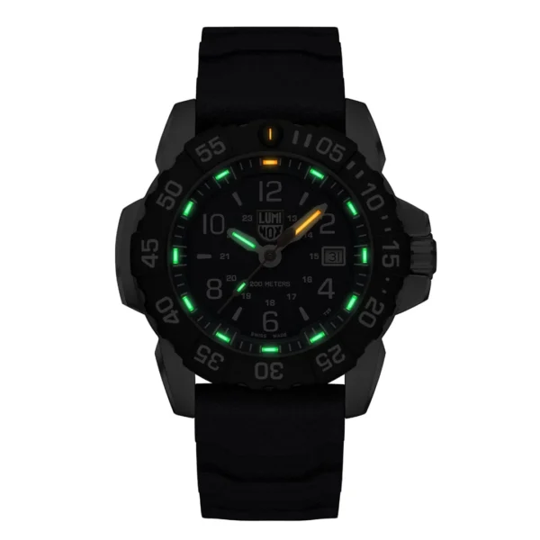 Luminox Navy SEAL Rubber, Steel, CARBONOX (RSC) Military Dive Watch, 45 mm XS.3253.CB - Image 3