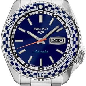 SEIKO 5 Sports Special Edition Blue Chekered Automatic Watch SRPK65