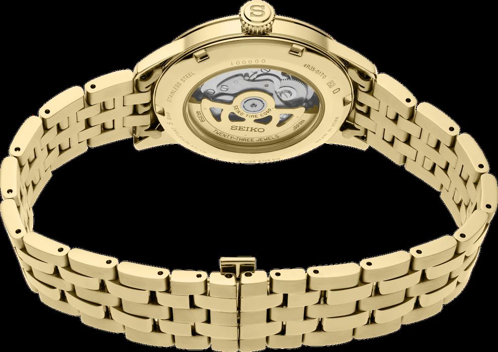 Seiko Presage Cocktail Automatic Gold Tone Seiko SRPK48 - Image 6