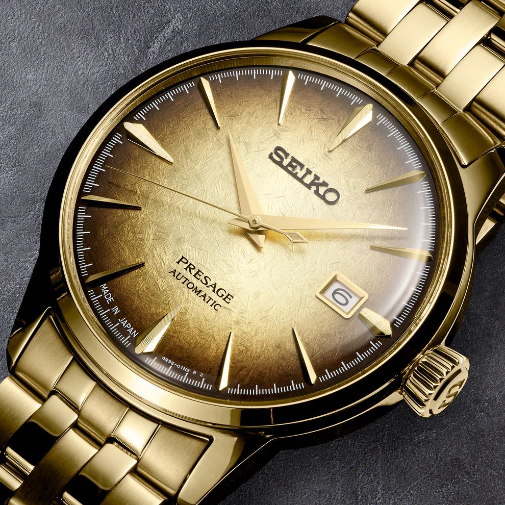Seiko Presage Cocktail Automatic Gold Tone Seiko SRPK48 - Image 2