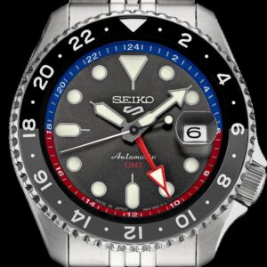 Seiko 5 Sports GMT Automatic Grey Dial Men’s Watch SSK019